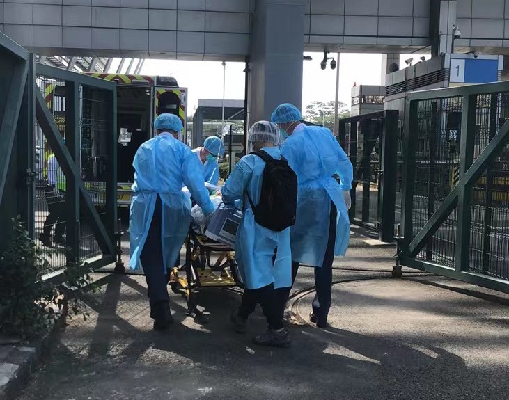肥城市香港出入境救护车出租